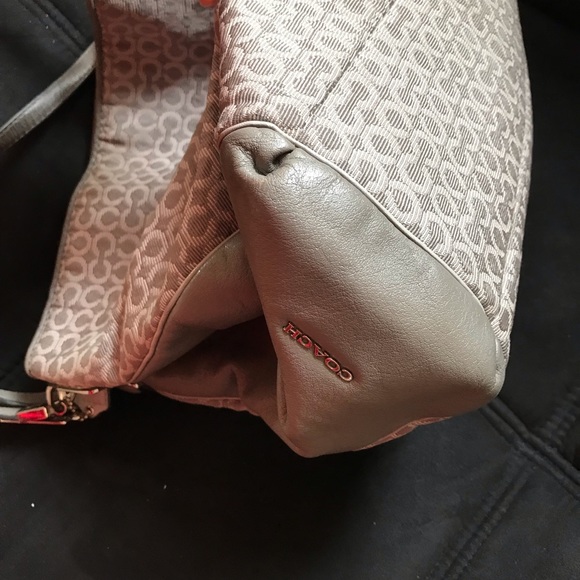 Coach Grey Hobo Tote - Picture 4 of 7